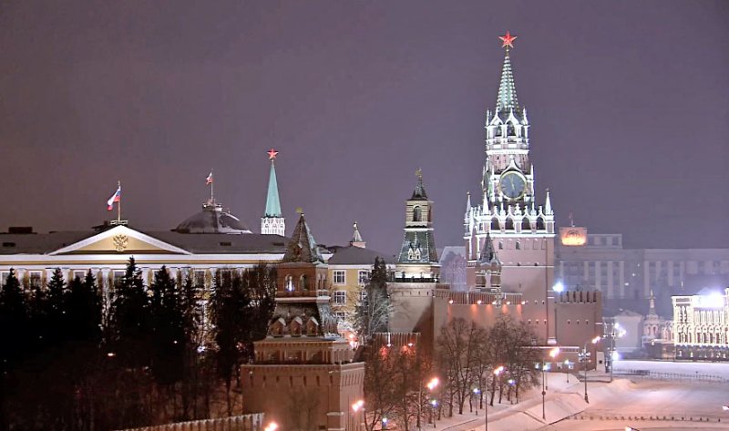 Фон Кремль новогоднее обращение