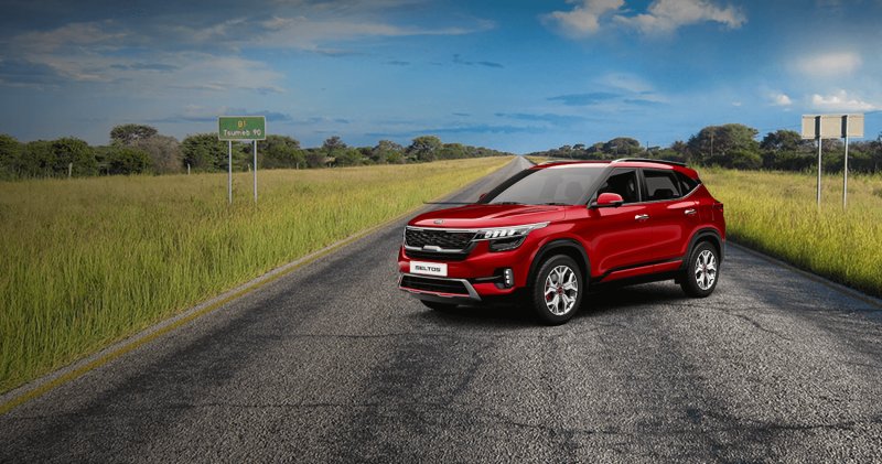 Киа Селтос 2022 красный