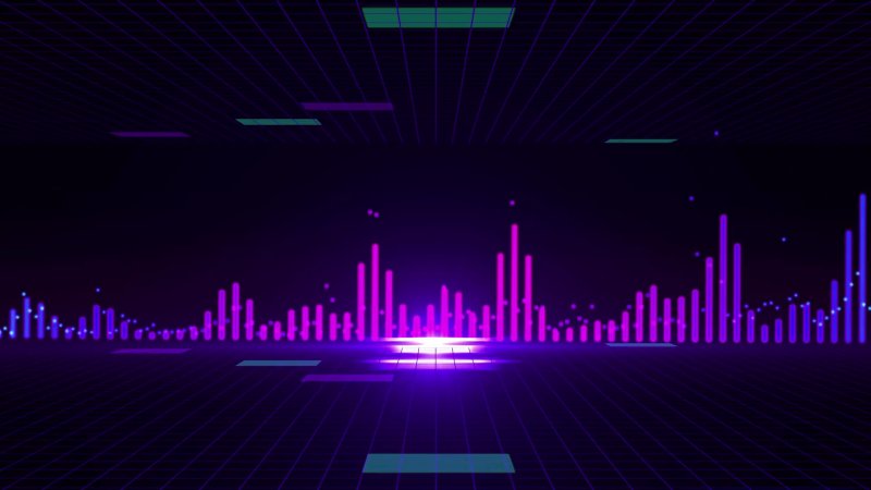 Неоновый эквалайзер