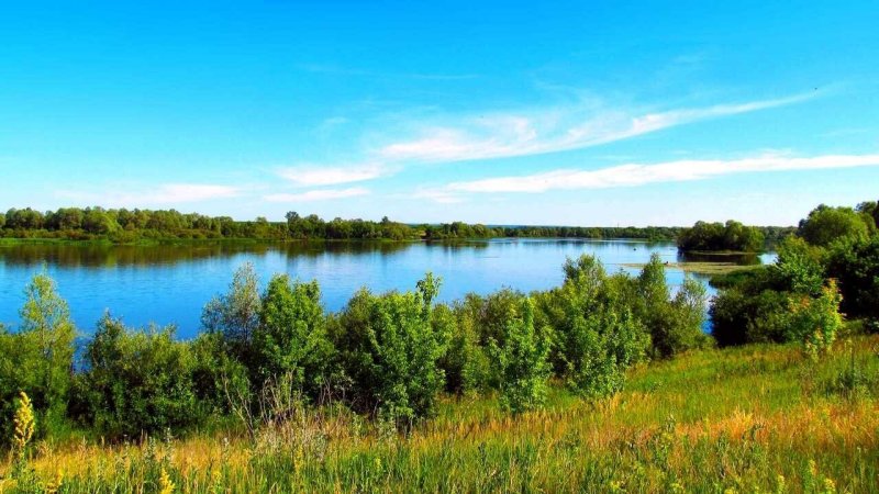Река Волга Приволжье