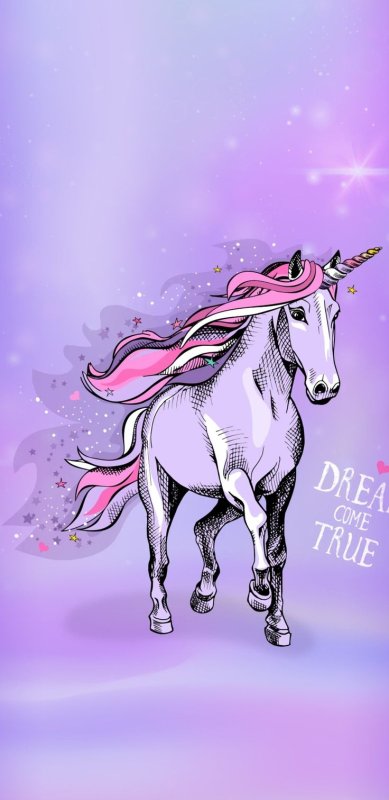 Фиолетовый Единорог