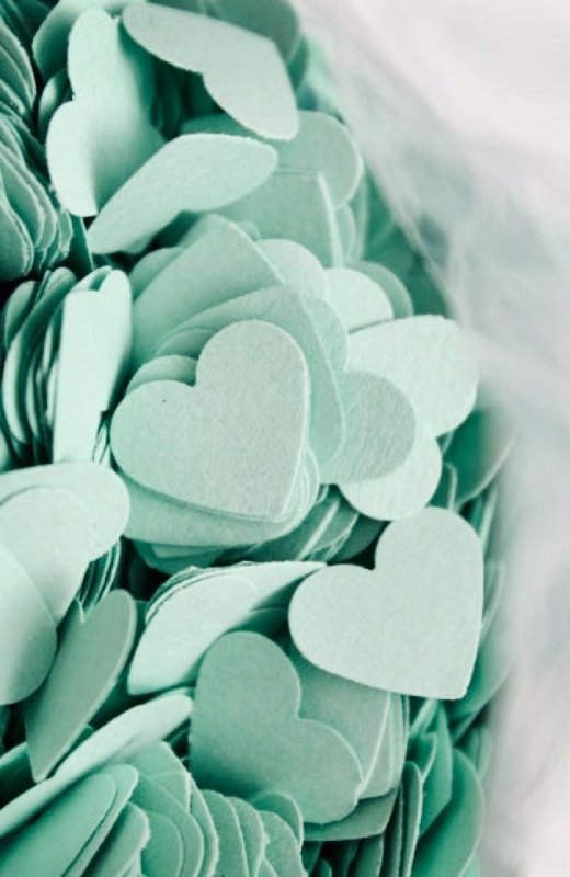 Бирюзовые цветы