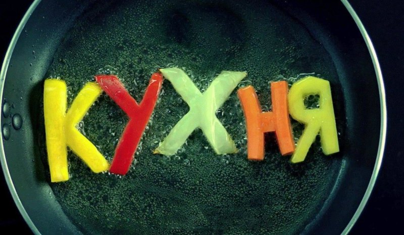 Надпись кухня