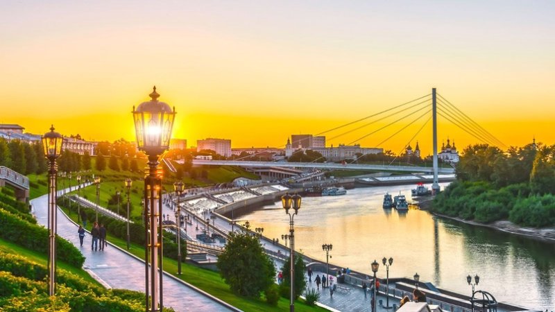 Набережная реки тура Тюмень 2021