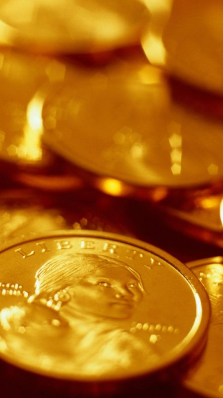 Обои золото