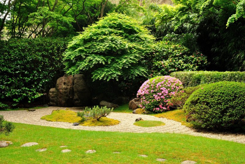 Коичи Курису ландшафтный дизайнер его сады