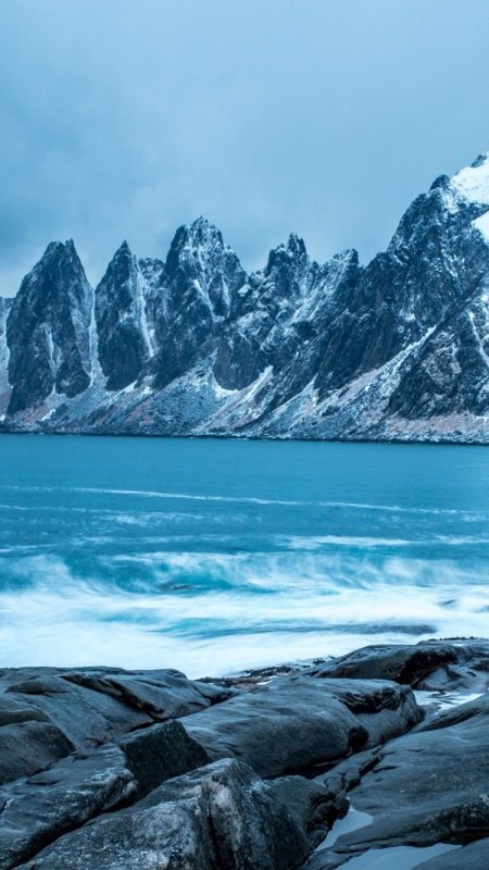 Заставки на телефон море горы