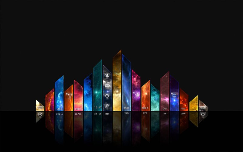 Креативный рабочий стол