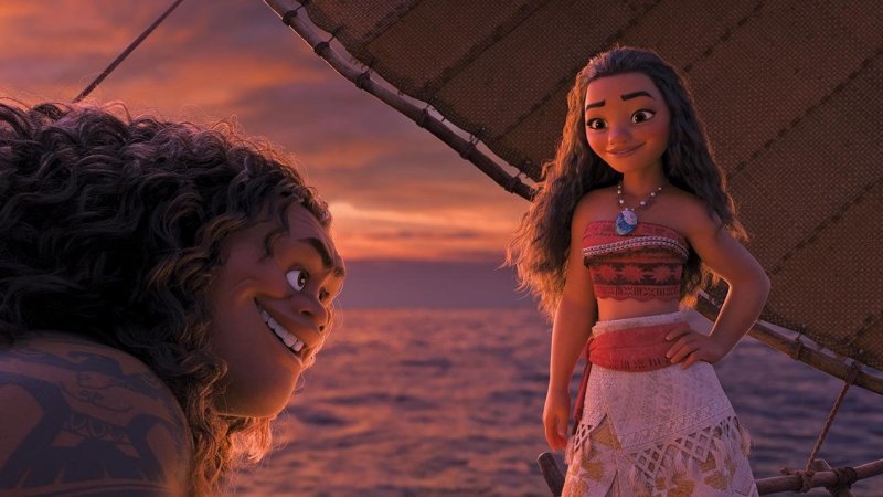 Моана мультфильм 2016 Мауи