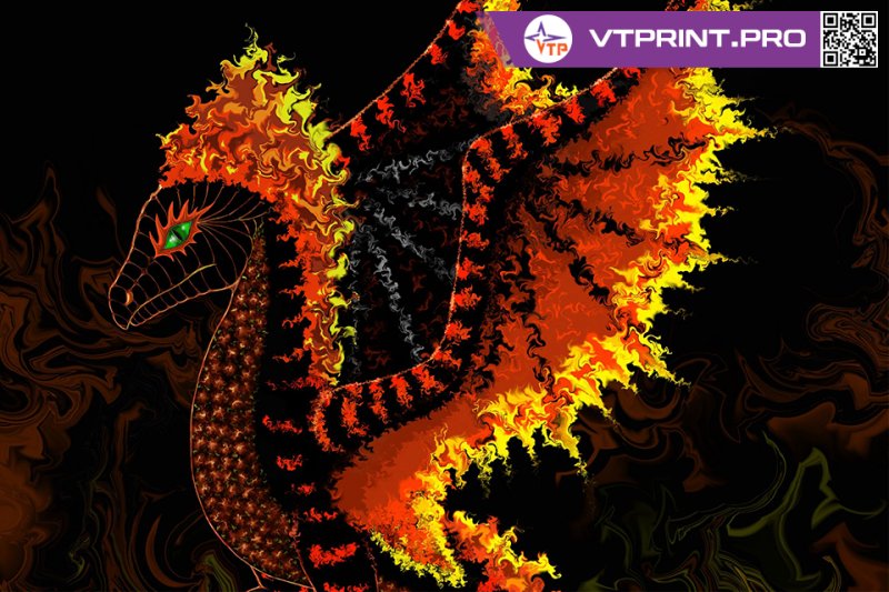 Красивый китайский дракон