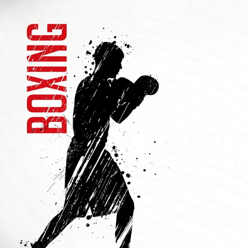 Обои в стиле бокса