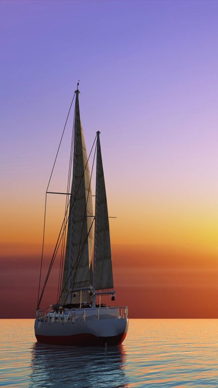 Парусная лодка