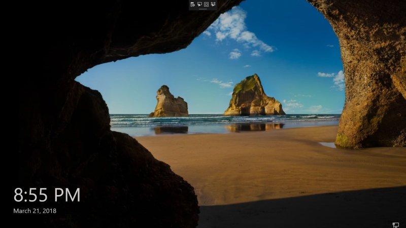 Экран блокировки виндовс