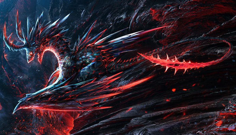 Обои на рабочий стол дракон