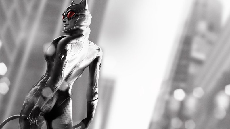 Бэтмен Аркхем Сити женщина кошка