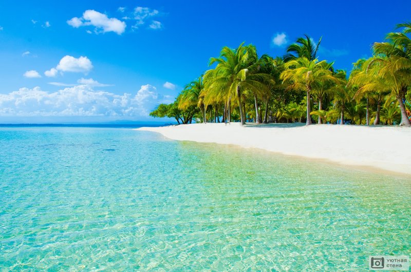 Парадиз остров Карибского моря