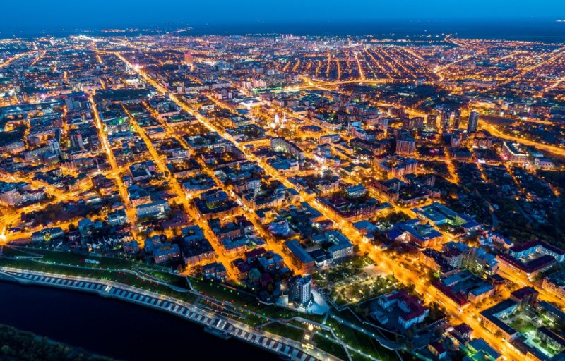 Тюмень с высоты