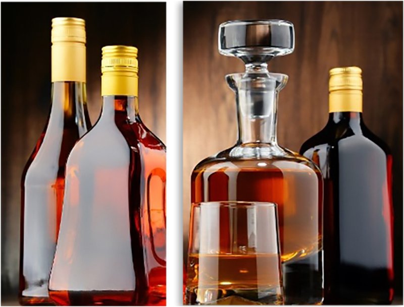 Алкогольные бутылки