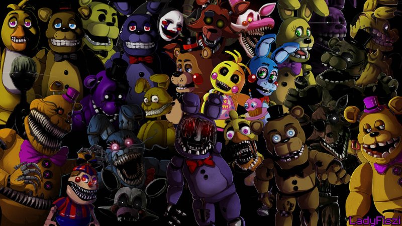 Five Nights at Freddy's АНИМАТРОНИКИ