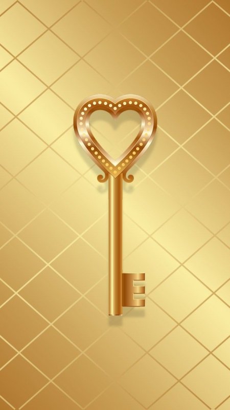 Красивый ключ на заставку телефона