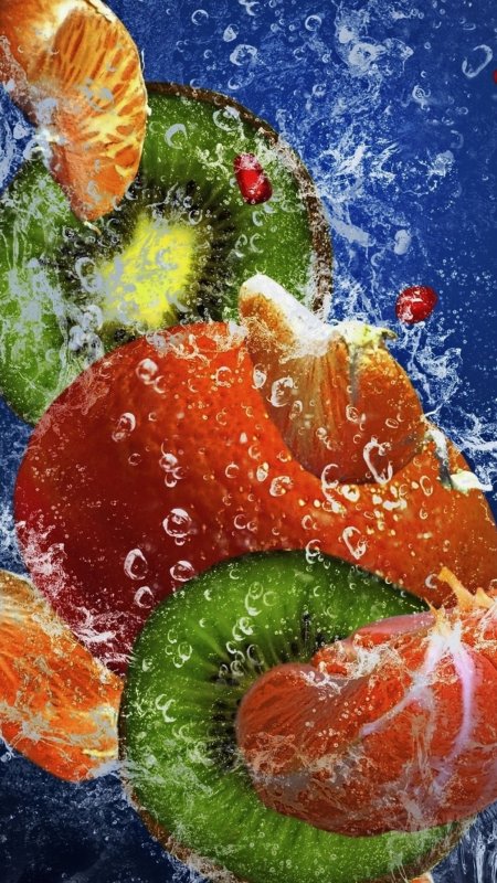 Яркие сочные фрукты