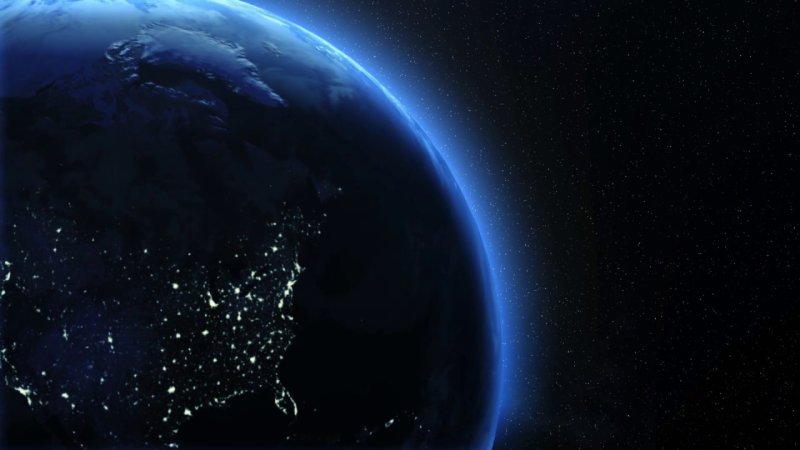 Обои с вращающейся землей