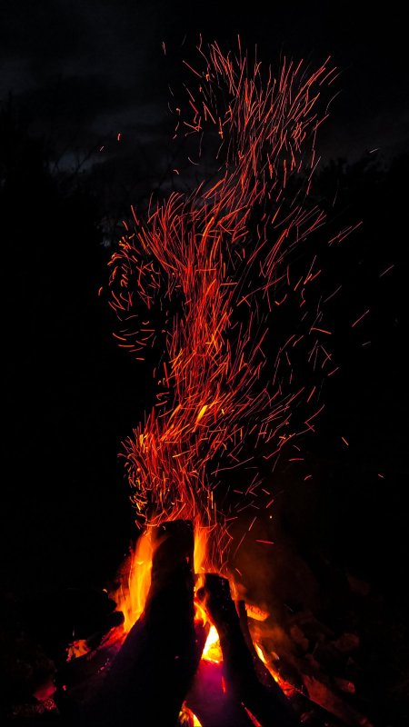 Пламя костра