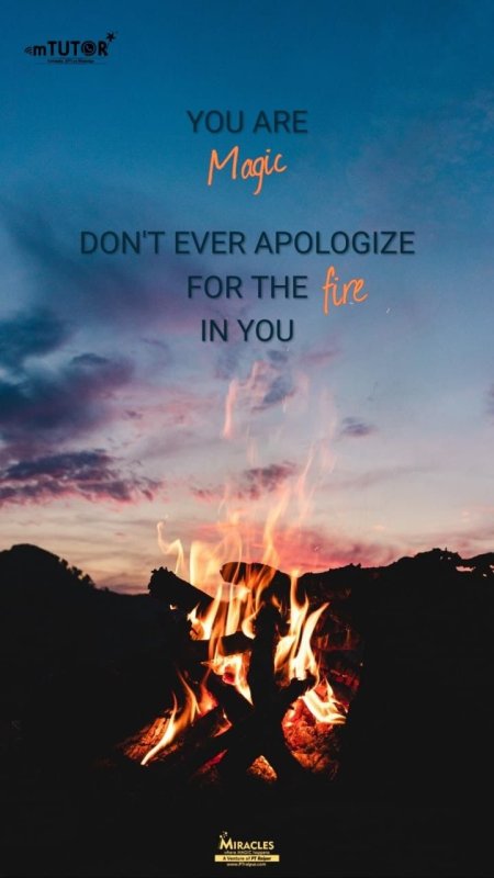 Костер в горах