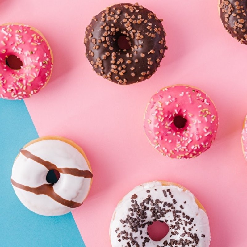 Пончики разноцветные