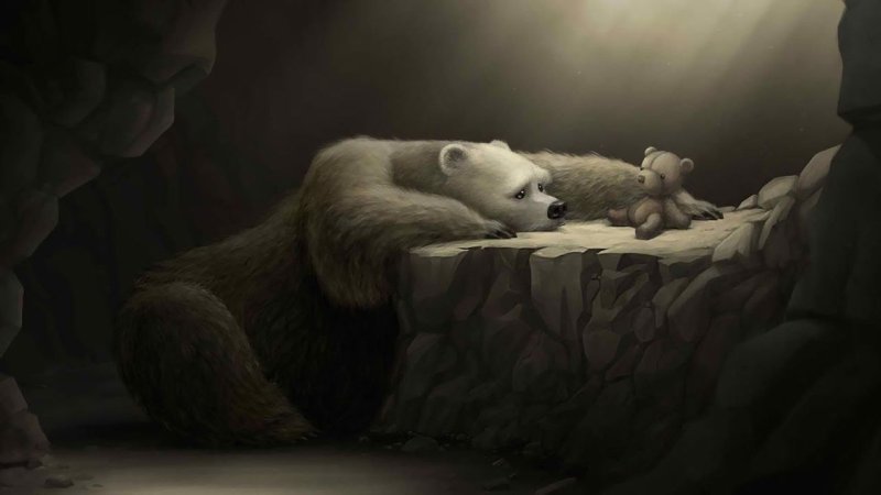 Одинокий медведь