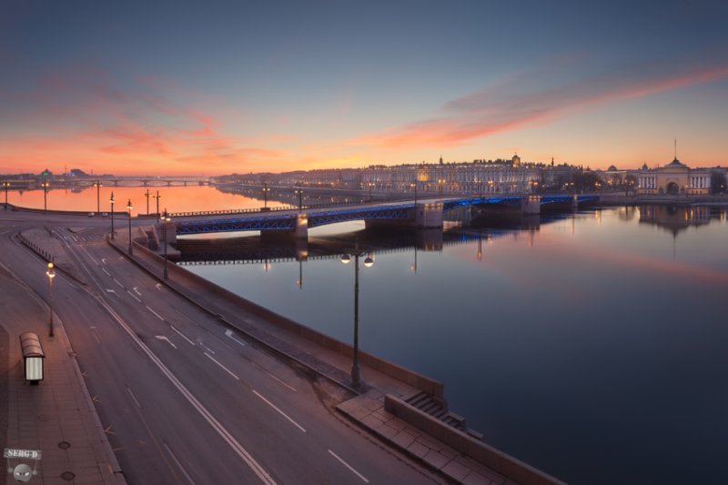 Питер Невский Дворцовый мост