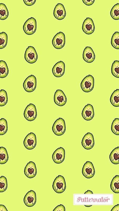 Авокадо фон для телефона милые