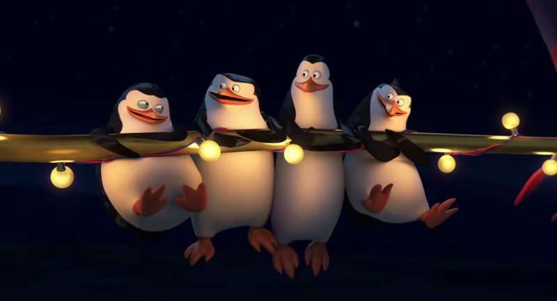 Пингвины Мадагаскара прапор