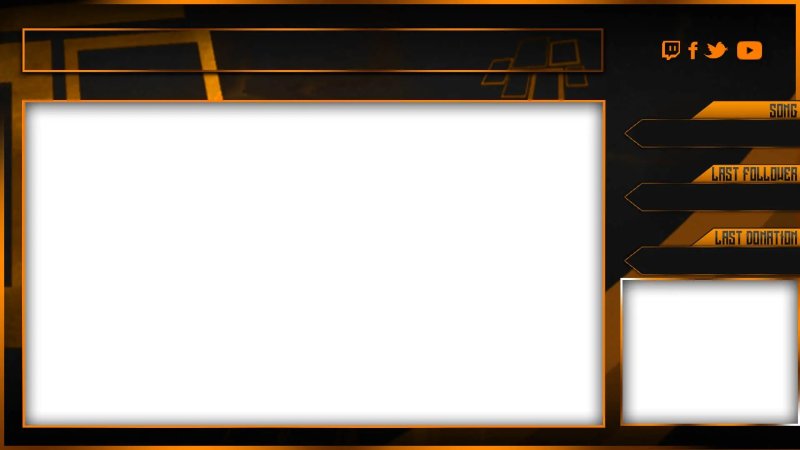 Интерфейс для стрима обс