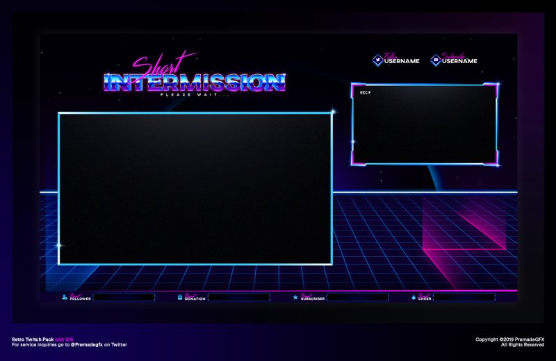 Сцена для стрима