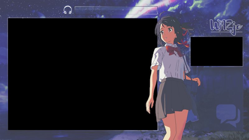 Аниме рамка для стрима