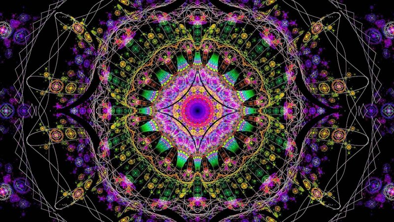 Мандала денежная спираль