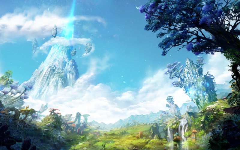 Фэнтези пейзажи на рабочий стол