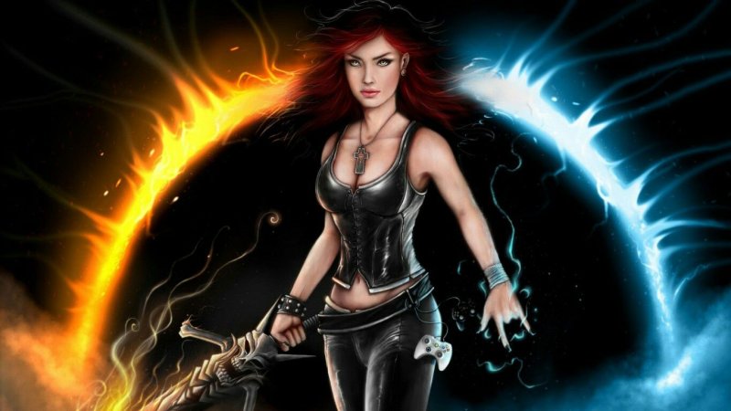 Девушки воительницы