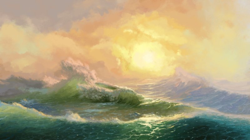 Иван Константинович Айвазовский Восход солнца