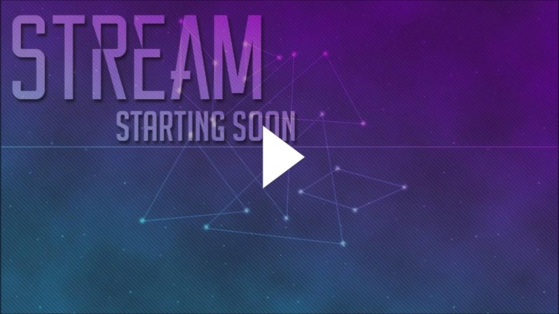 Заставка для начала стрима