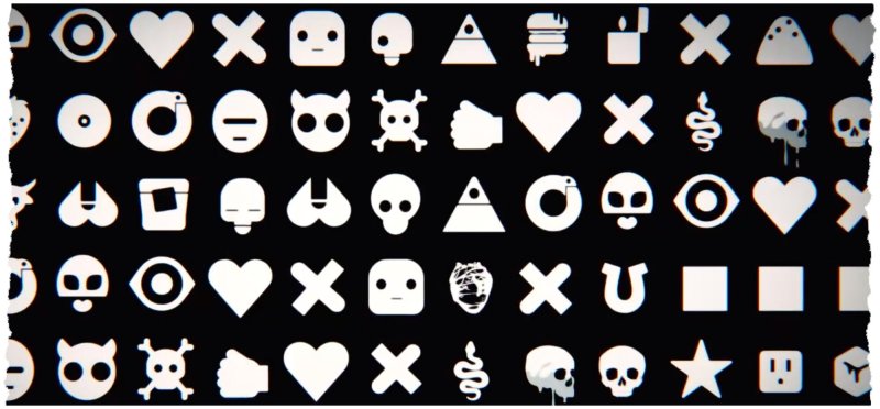 Любовь смерть и роботы пиктограммы