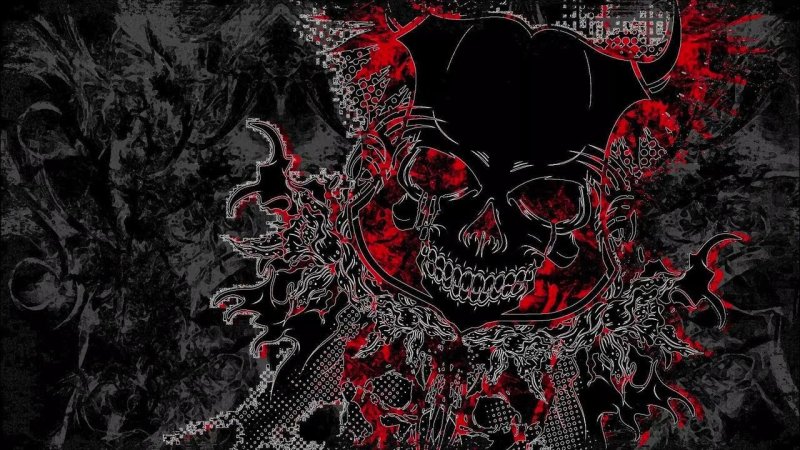 Заставка на рабочий стол череп