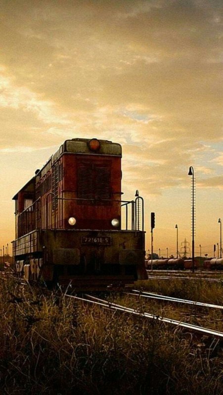 Локомотив поезд