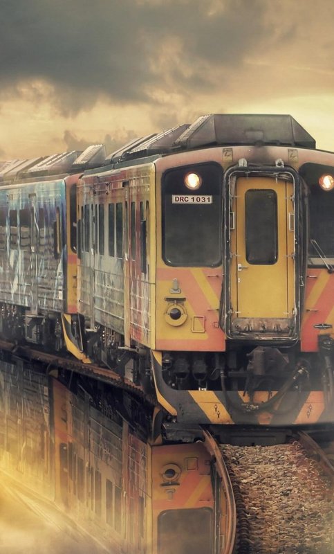 Заставка на телефон поезд
