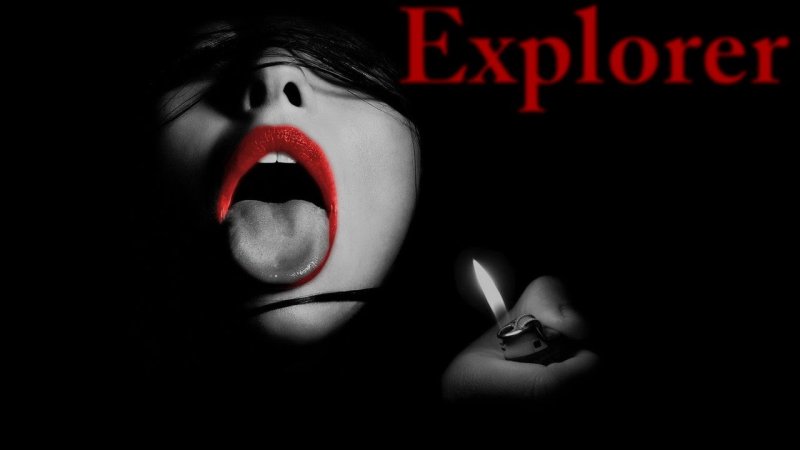 Девушка с открытым ртом