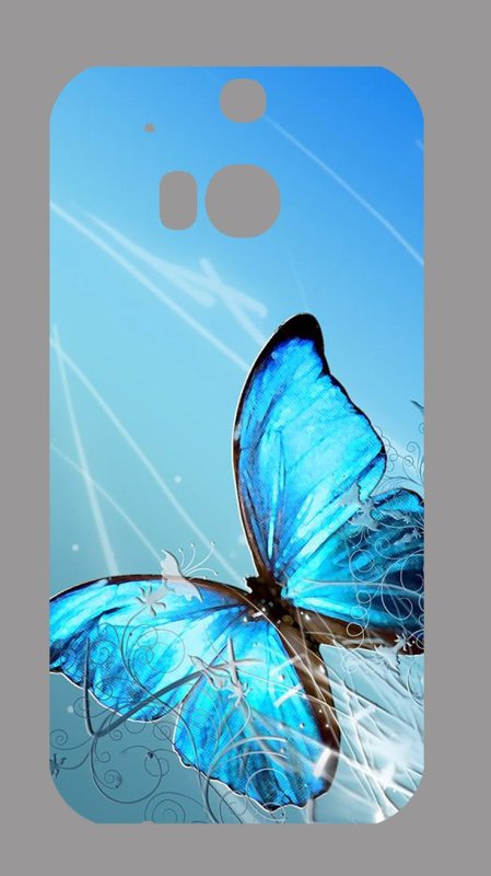 Голубая бабочка