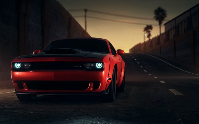 Dodge Challenger srt8 Red
