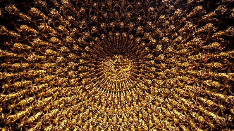 Мандала денег и богатства на рабочий стол