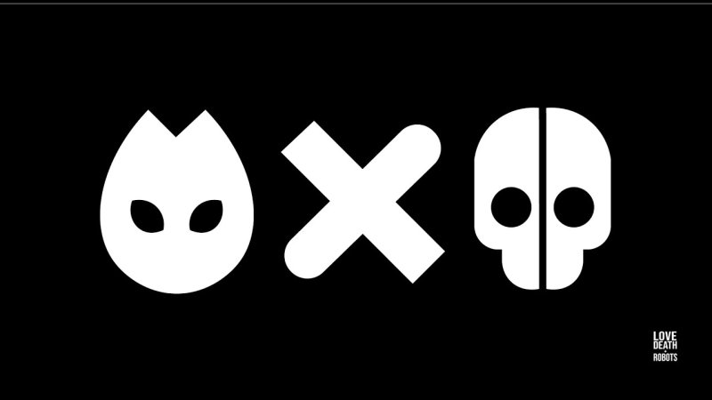 Любовь смерть и роботы лого
